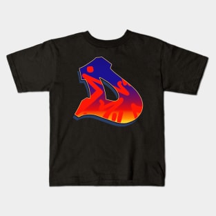 Letter D - Night Sky Kids T-Shirt